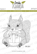 Lesia Zgharda Lesia Zgharda Squirrel with a gift  FA251