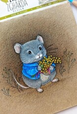 Lesia Zgharda Lesia Zgharda Tiny Mouse with a Bouquet  FA255