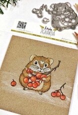 Lesia Zgharda Lesia Zgharda Stamp Set "Hamster with Berries"  FA244