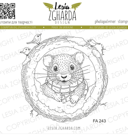 Lesia Zgharda Lesia Zgharda Mouse in the Hollowed Tree  FA243