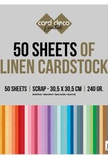 Card Deco Assortiepak Linnencardstock - Card Deco - SC - 50 Sheets