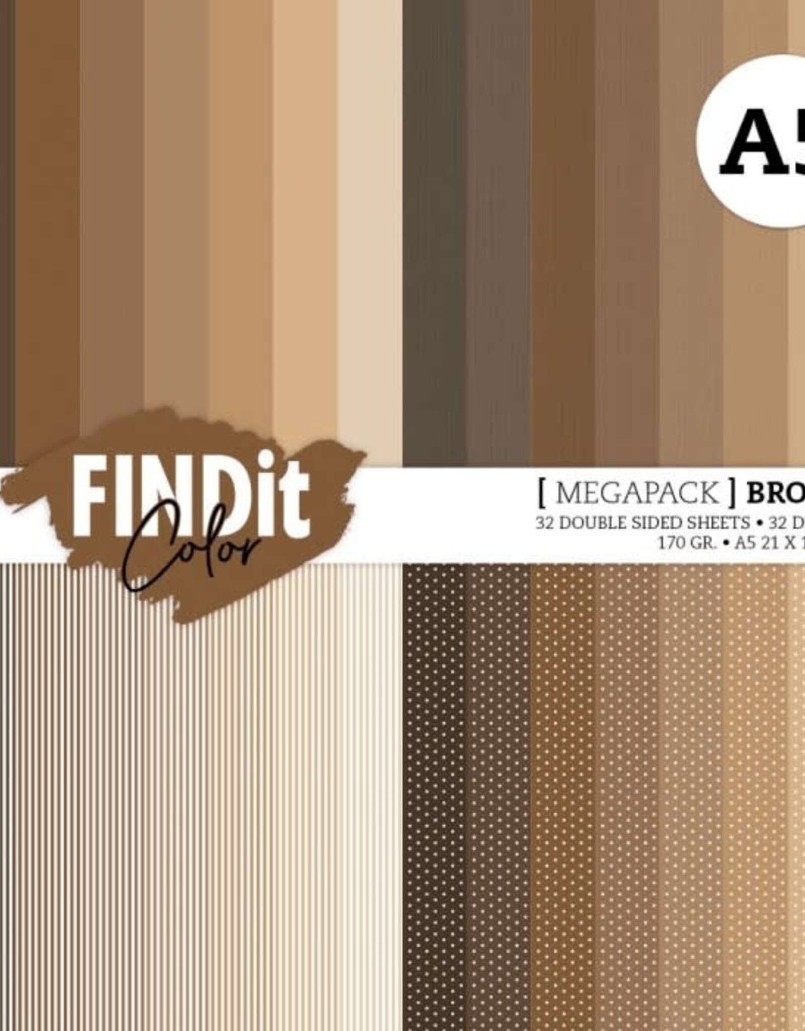 Findit Findit Color - Megapack - Brown - A5