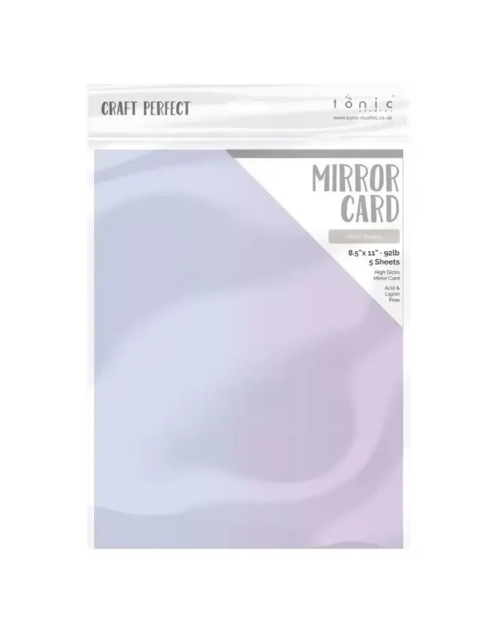 Tonic Studios Craft Perfect • Spiegel kaart Holo waves 9448E