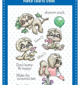 Whimsy Stamps Whimsy Stamps Sloth Moments  clear stamps