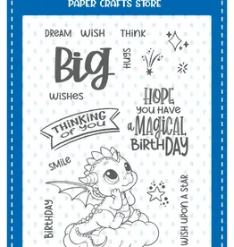Whimsy Stamps Whimsy Stamps Dragon Dreams  clear stamps  CWSD323