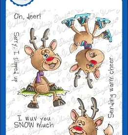 Whimsy Stamps Whimsy Stamps Reindeer Time  clear stamps  DP1102