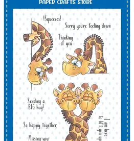 Whimsy Stamps Whimsy Stamps Giraffes Thinking of You clear stamps  DP1043
