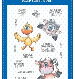 Whimsy Stamps Whimsy Stamps Barnyard Friends  clear stamps  DP1031