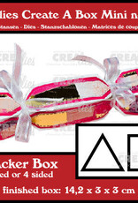 Crealies Crealies Create A Box Mini stansen no. 32, Cracker (3 & 4 kantig) mini CCABM32