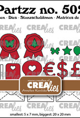 Crealies Crealies Partzz stansen no. 502, Mini Post