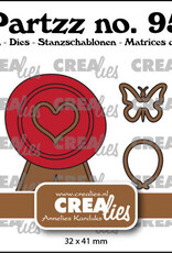 Crealies Crealies Partzz stansen no. 95, Waszegels A