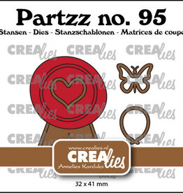 Crealies Crealies Partzz stansen no. 95, Waszegels A