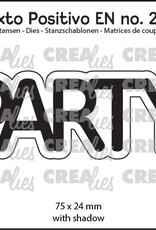 Crealies Crealies Texto Positivo stansen no. 204, PARTY