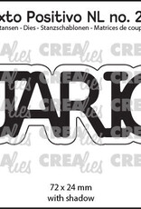 Crealies Crealies Texto Positivo stansen no. 203, JARIG