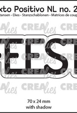 Crealies Crealies Texto Positivo stansen no. 204, FEEST
