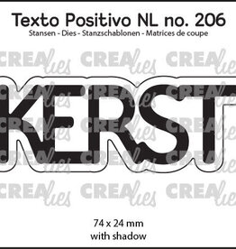 Crealies Crealies Texto Positivo stansen no. 206, KERST