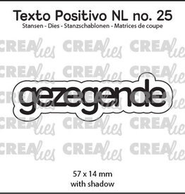 Crealies Crealies Texto Positivo stansen no. 25, gezegende