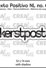 Crealies Crealies  Texto Positivo stansen no. 64, kerstpost