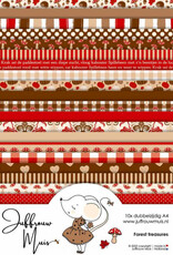 Juffrouw Muis Juffrouw  Muis - Cardstock paperpad A4 - Forest treasures