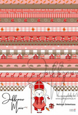 Juffrouw Muis Juffrouw  Muis - Cardstock paperpad A4 - Welkom Sinterklaas