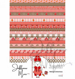 Juffrouw Muis Juffrouw  Muis - Cardstock paperpad A4 - Welkom Sinterklaas