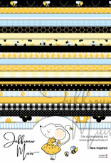 Juffrouw Muis Juffrouw  Muis - Cardstock paperpad A4 - Bee Inspired