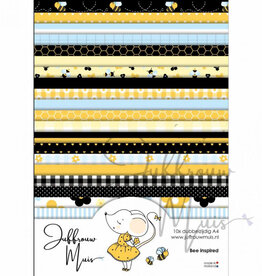 Juffrouw Muis Juffrouw  Muis - Cardstock paperpad A4 - Bee Inspired