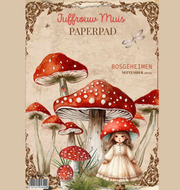 Juffrouw Muis Juffrouw  Muis - Paperpad A4 - Bosgeheimen