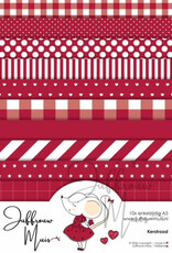 Juffrouw Muis Juffrouw Muis -Tiny Cardstock A5 - Kerstrood