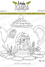 Lesia Zgharda Lesia Zgharda Stamp The Teapot House RE116