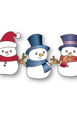 Memorybox Memorybox Stylish Snowmen Trio craft die 94918