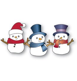 Memorybox Memorybox Stylish Snowmen Trio craft die 94918