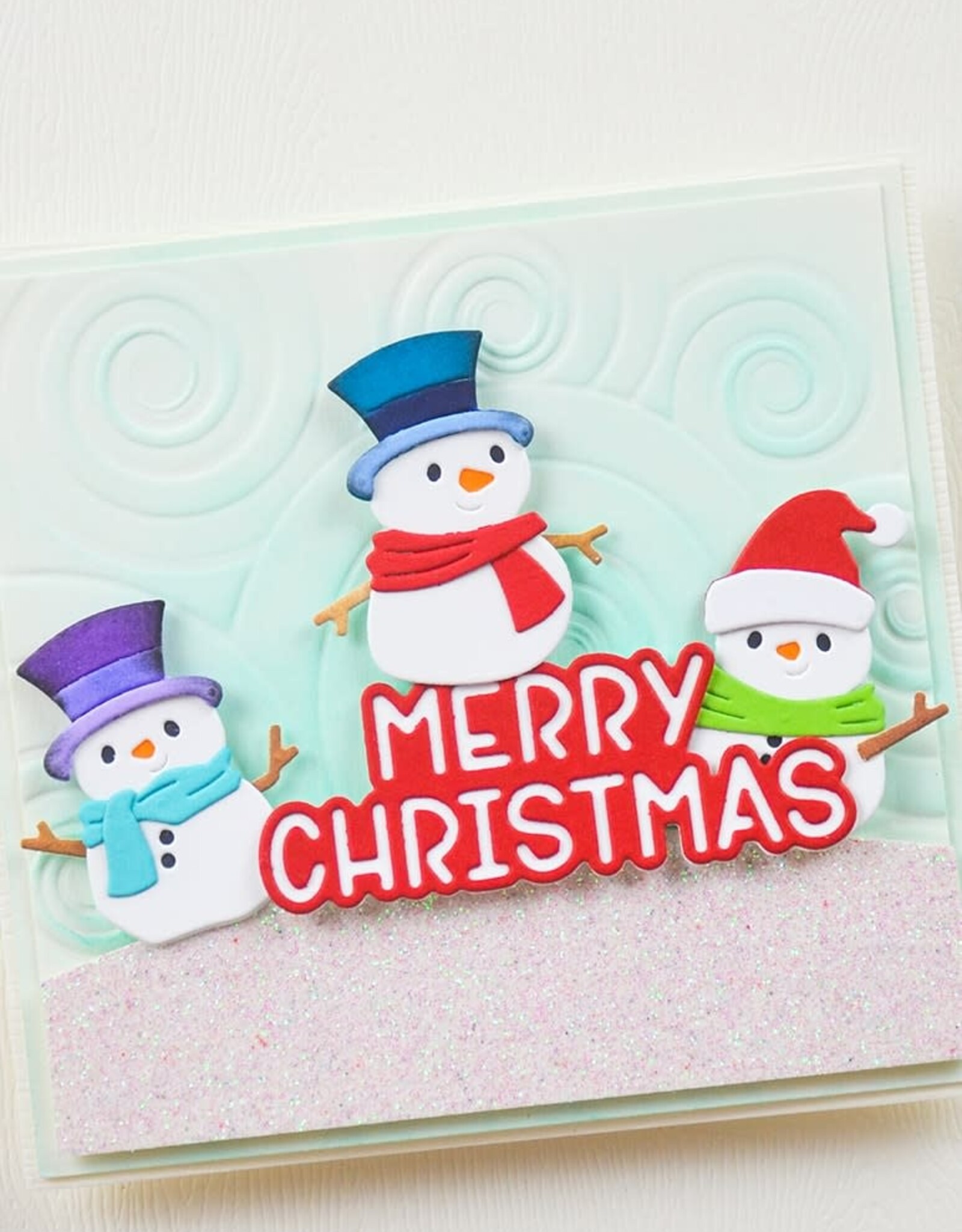 Memorybox Memorybox Stylish Snowmen Trio craft die 94918