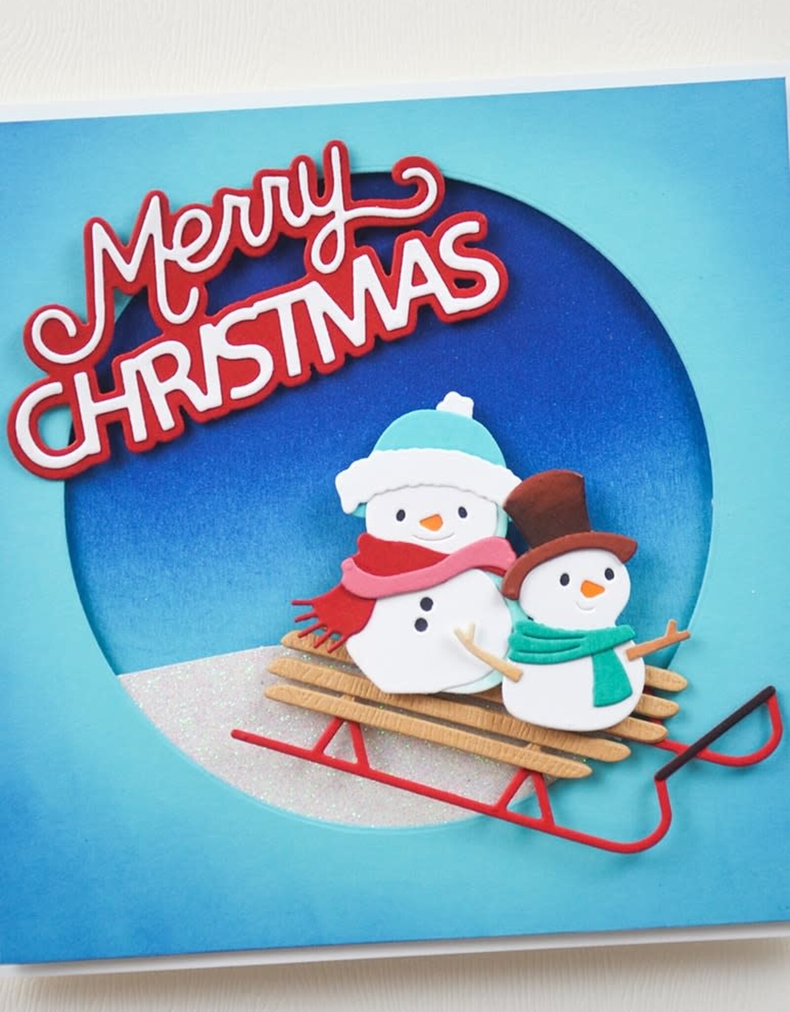 Memorybox Memorybox Stylish Snowmen Trio craft die 94918