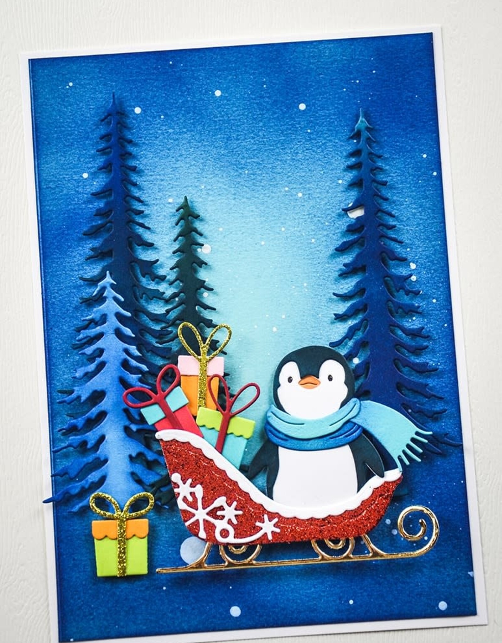 Memorybox Memorybox  Tall Evergreen Trees craft die  94939