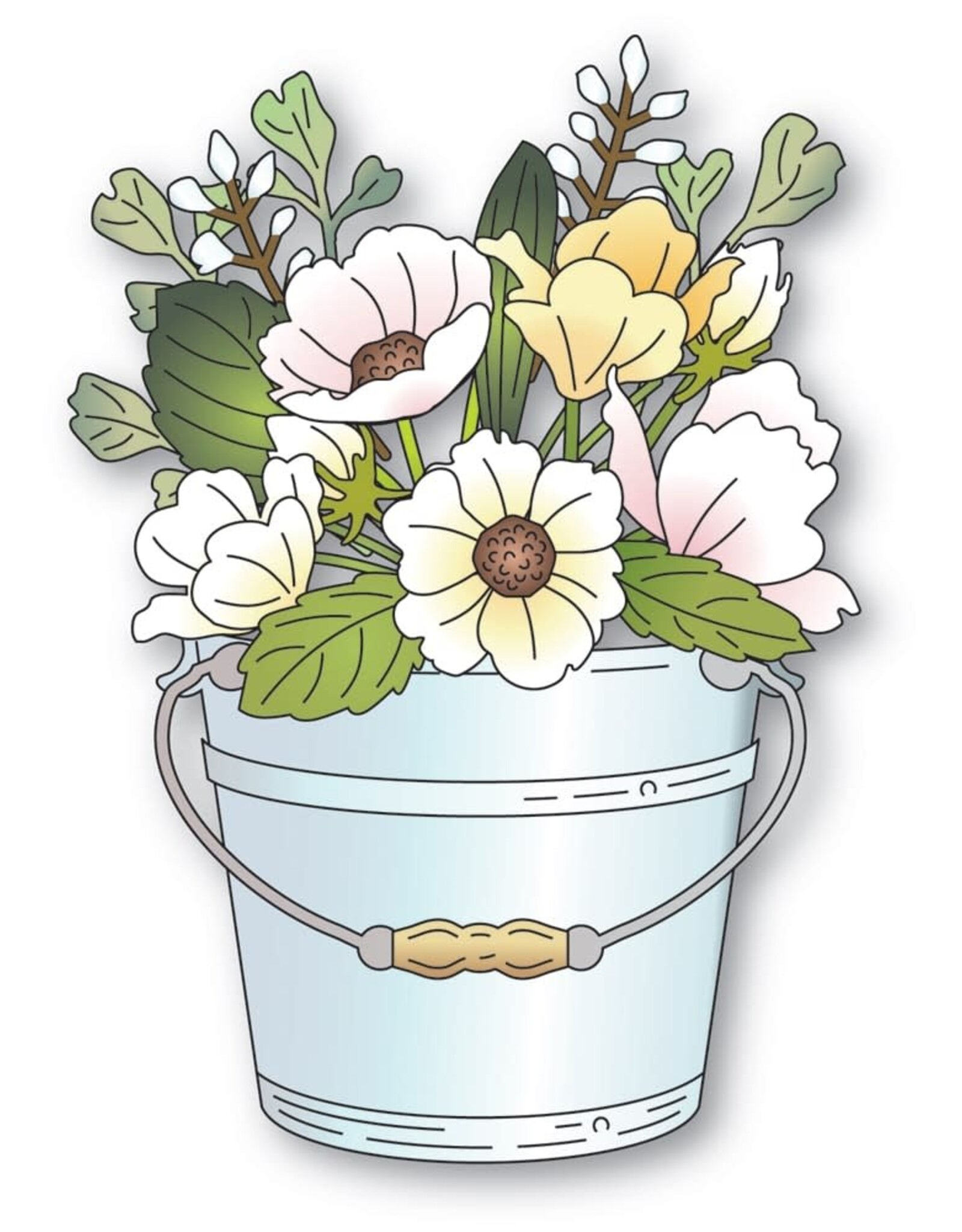 Memorybox Memorybox  Garden Pail Bouquet craft die 94889