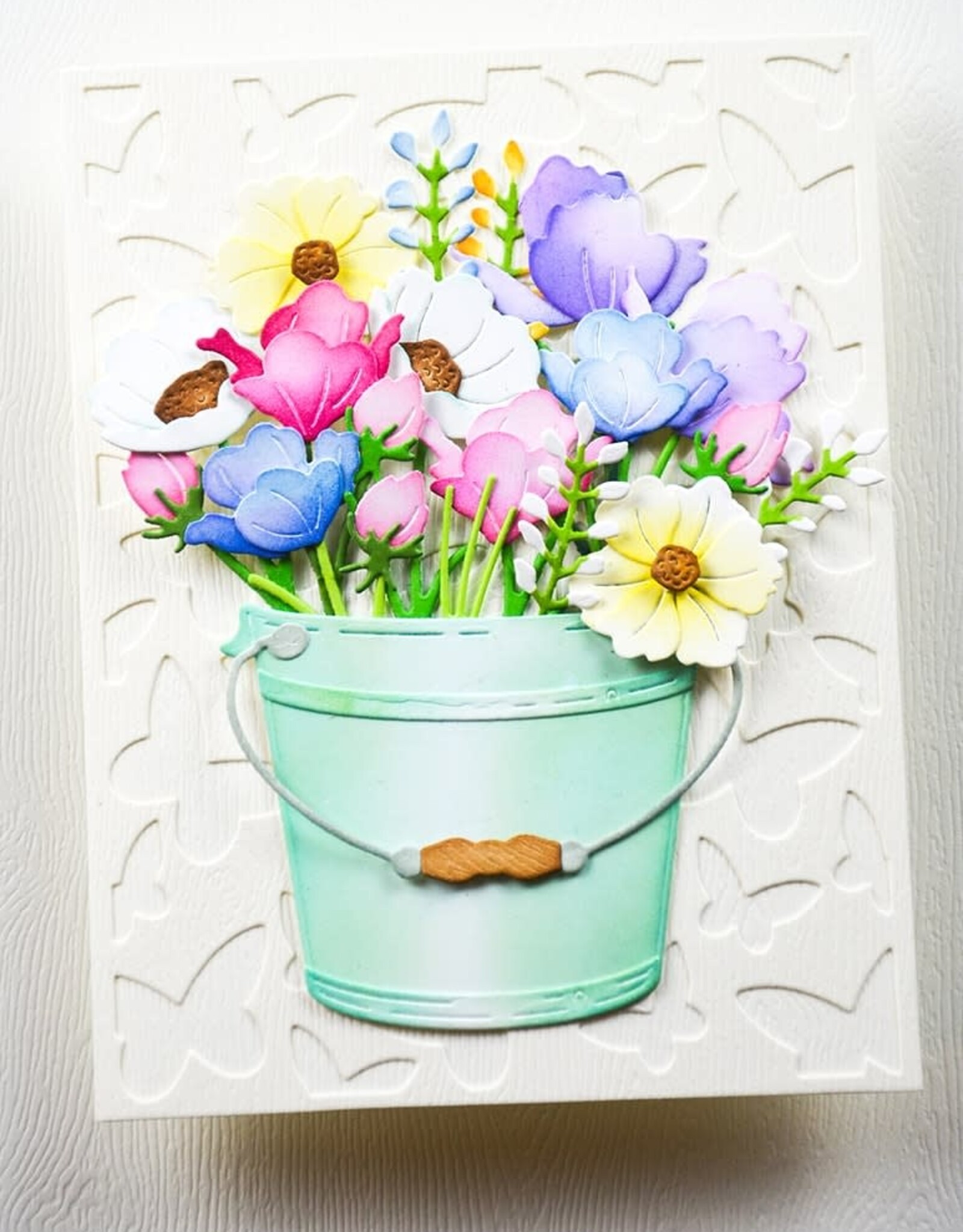 Memorybox Memorybox  Garden Pail Bouquet craft die 94889