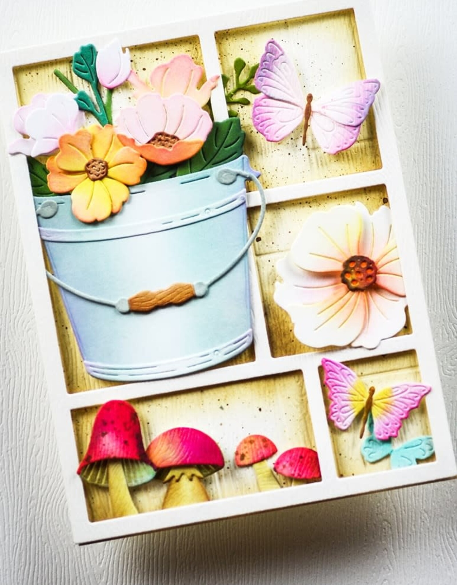 Memorybox Memorybox  Garden Pail Bouquet craft die 94889