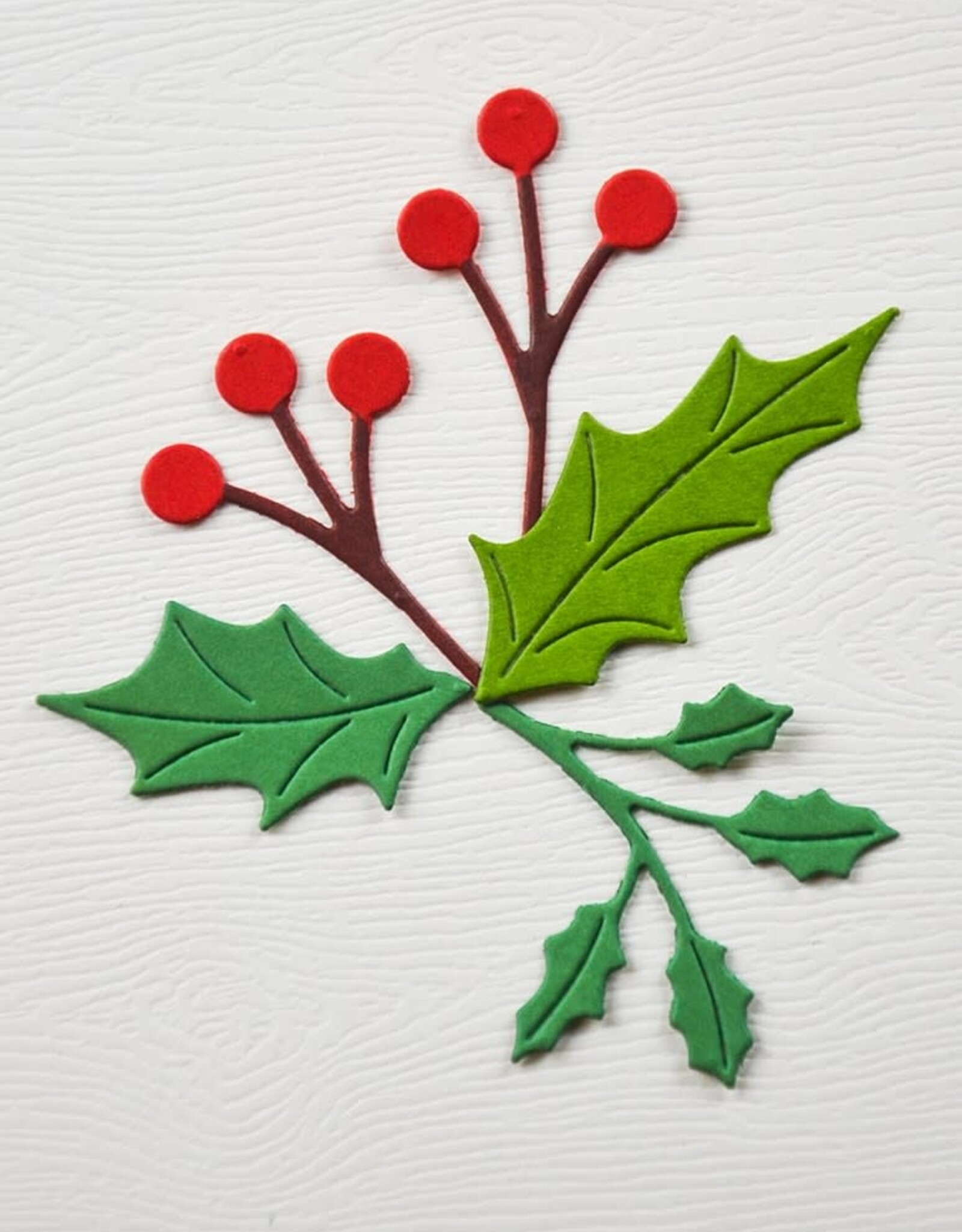 Memorybox Memorybox   Forest Holly Sprig craft die  94912