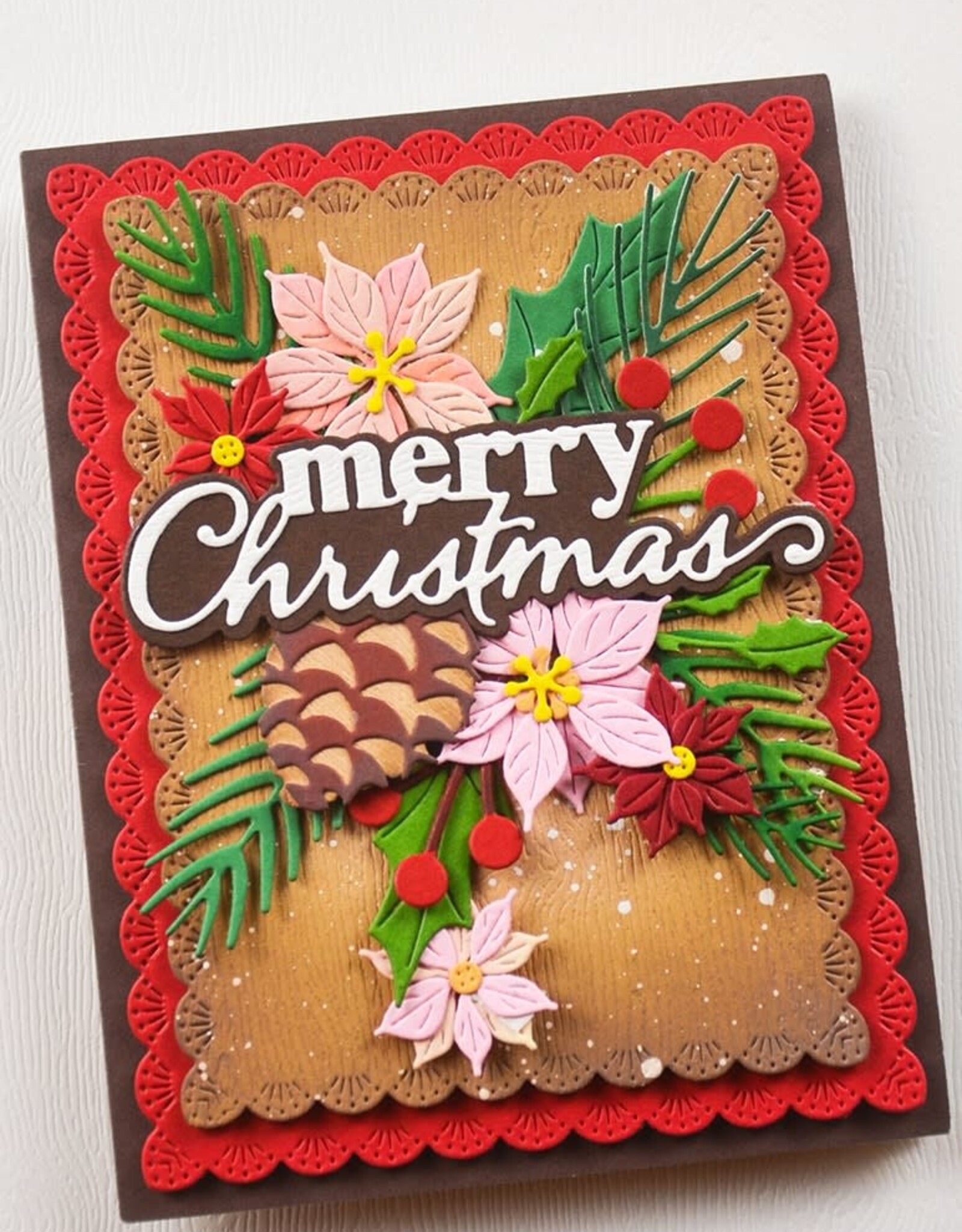 Memorybox Memorybox   Forest Holly Sprig craft die  94912