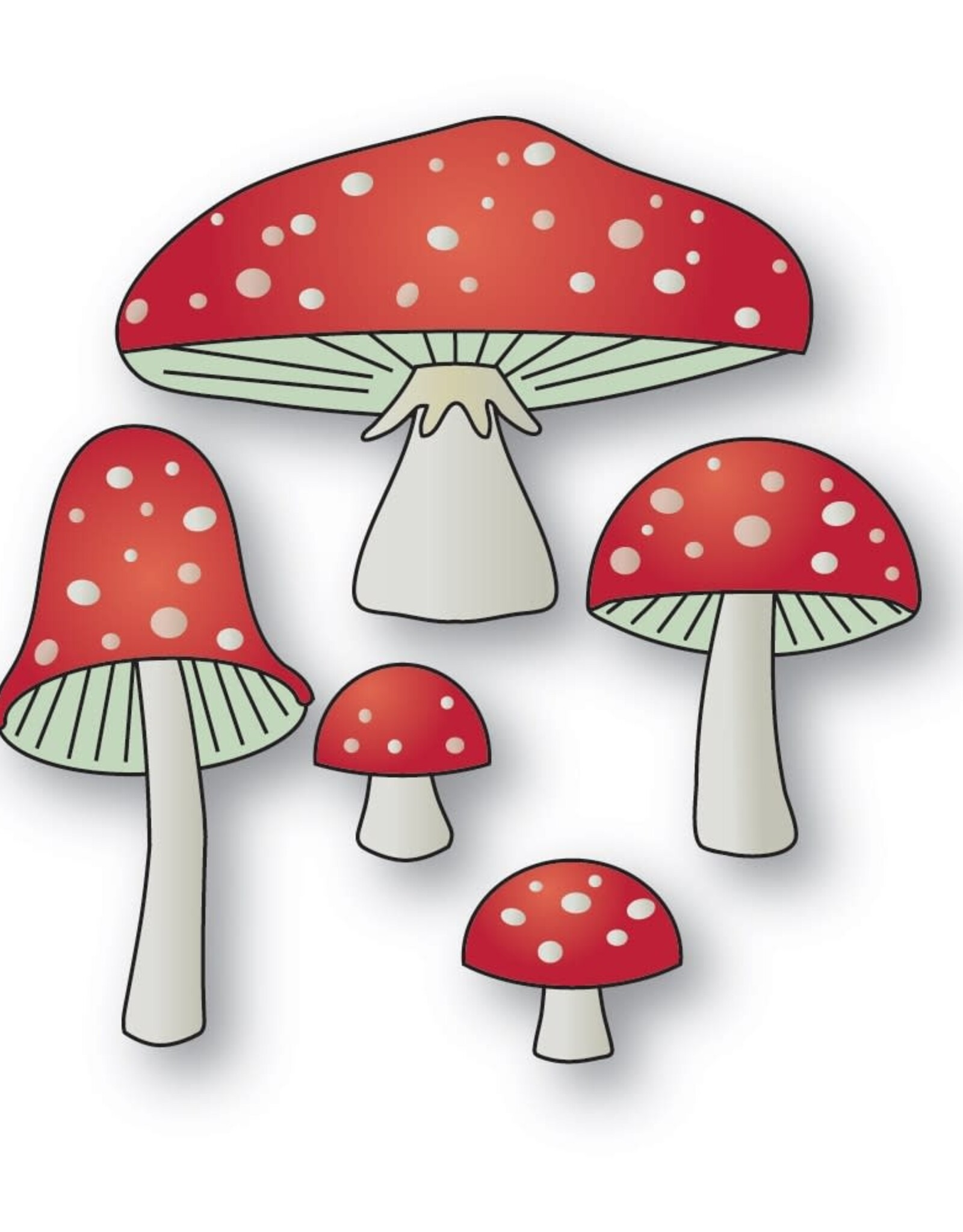 Memorybox Memorybox  Mysterious Mushrooms craft die 94818