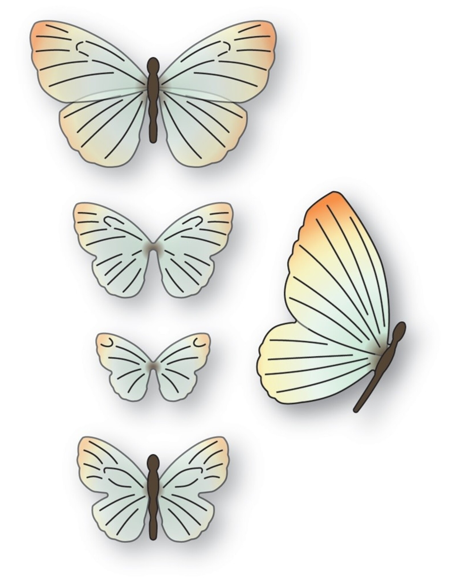 Memorybox Memorybox  Exquisite Butterflies craft die 94771