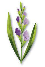 Memorybox Memorybox  Budding Gladiola Stem craft die 94792