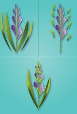 Memorybox Memorybox  Budding Gladiola Stem craft die 94792