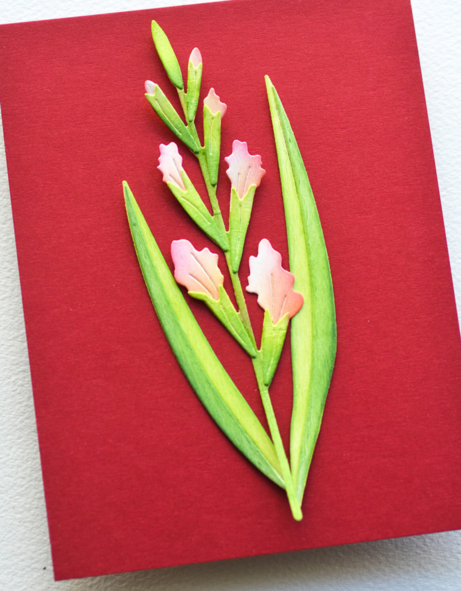 Memorybox Memorybox  Budding Gladiola Stem craft die 94792