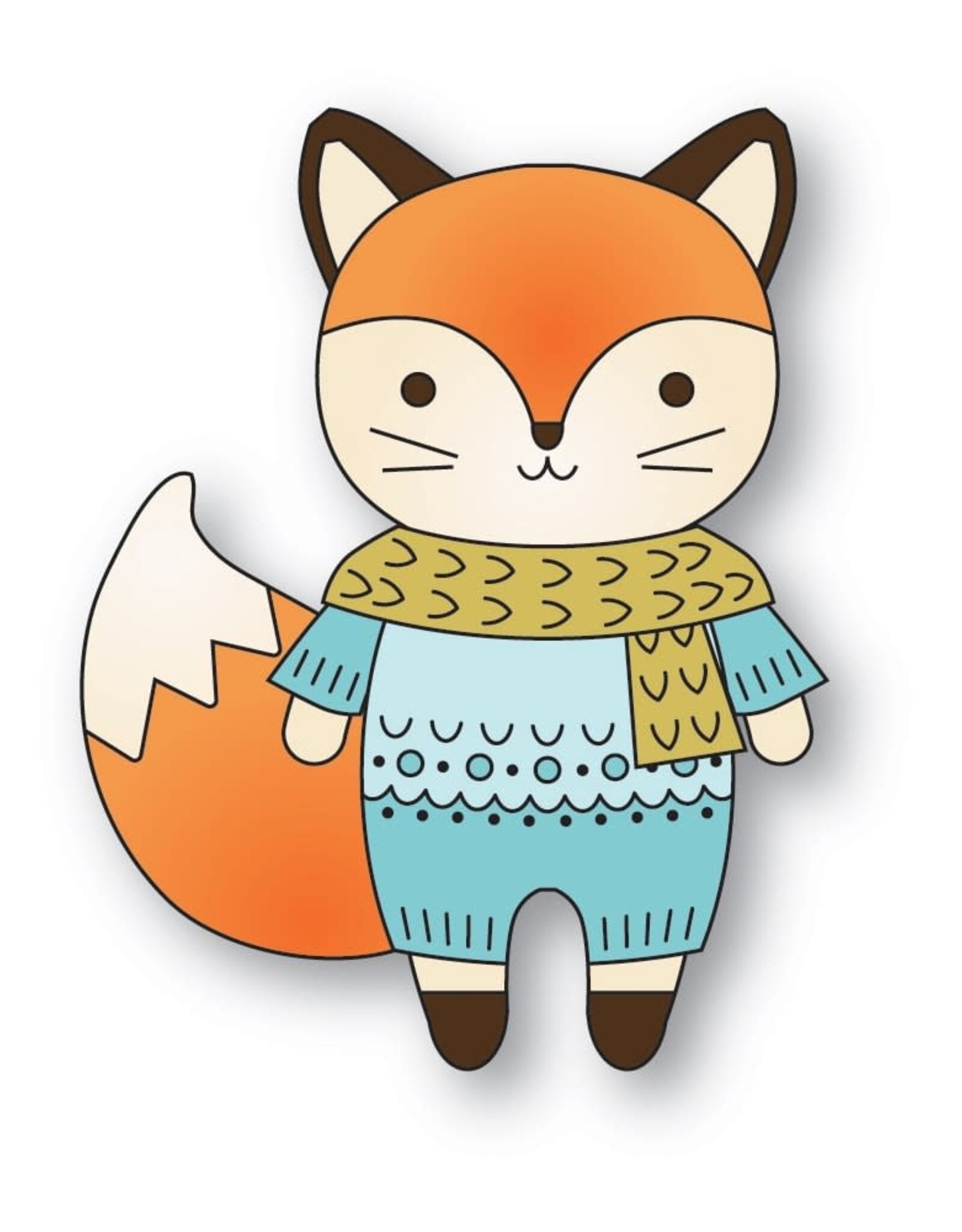 Memorybox Poppystamps Nordic Bundled Fox craft die 2724