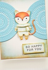 Memorybox Poppystamps Nordic Bundled Fox craft die 2724