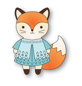 Memorybox Poppystamps Nordic Happy Fox craft die 2733