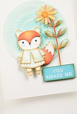 Memorybox Poppystamps Nordic Happy Fox craft die 2733
