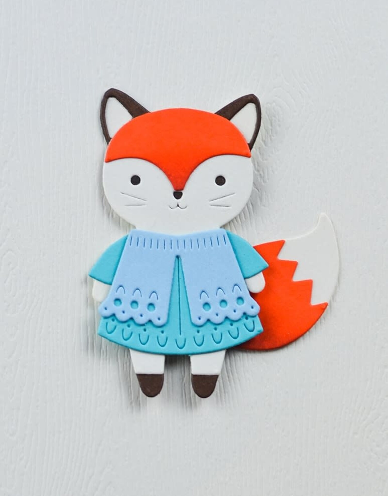 Memorybox Poppystamps Nordic Happy Fox craft die 2733